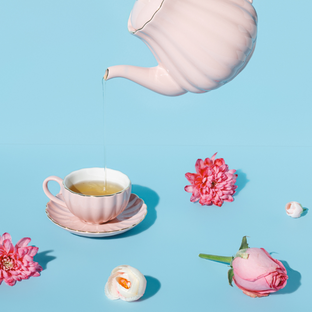 Floral ingredients blooming with nutrients