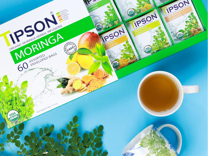 Feel Good Every Day with Tipson’s Moringa Infusions