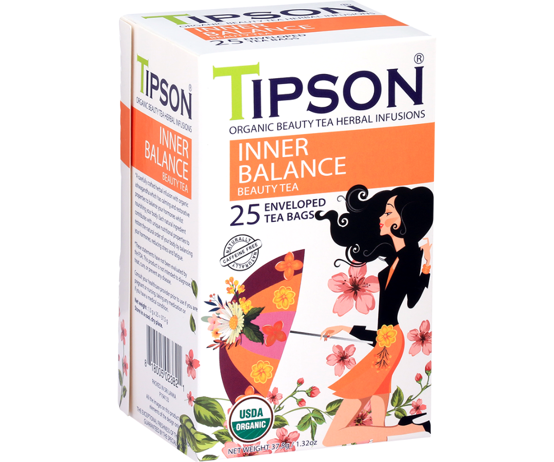 Organic Beauty Tea Inner Balance - 25 Enveloped Tea Bags