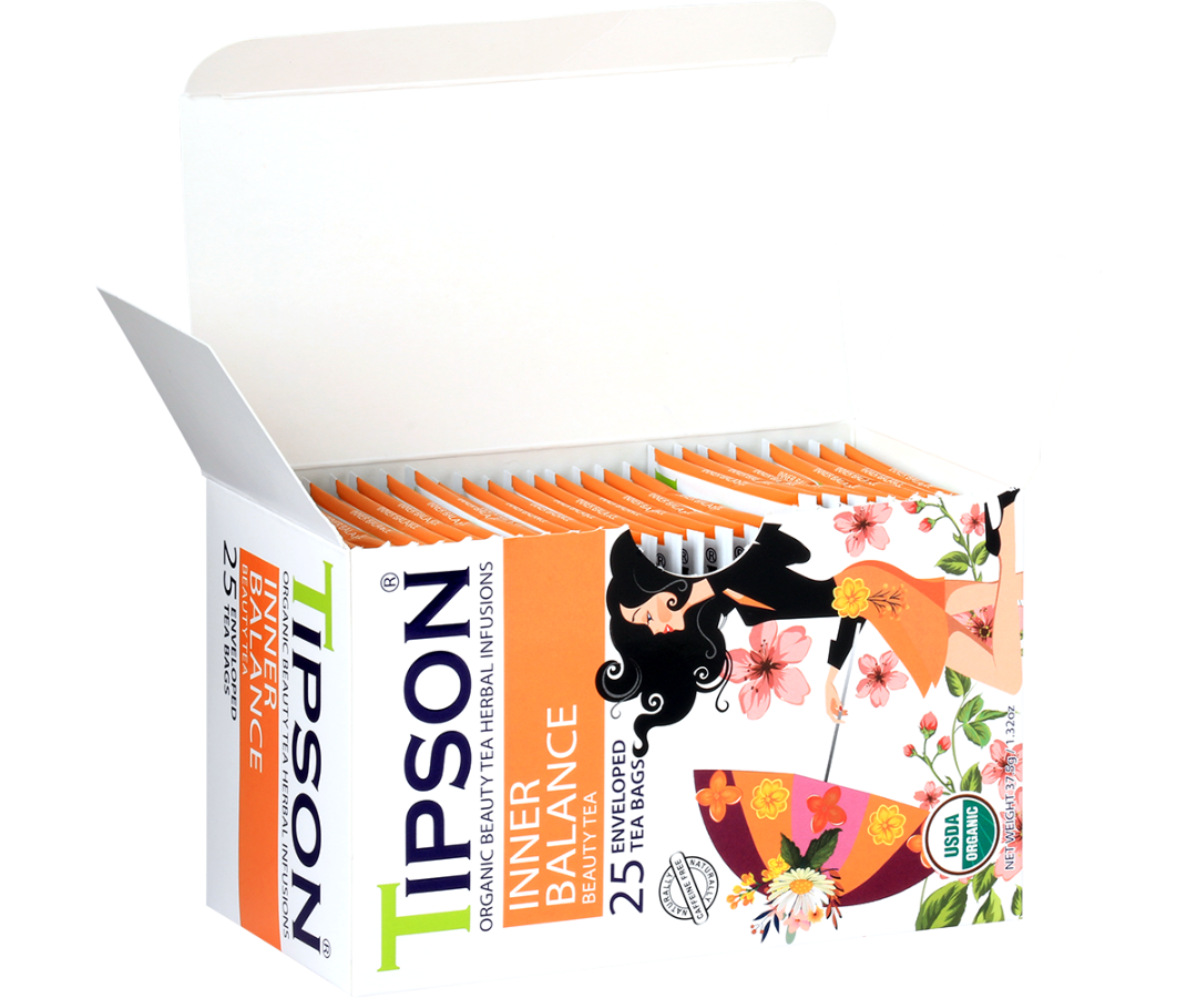 Organic Beauty Tea Inner Balance - 25 Enveloped Tea Bags
