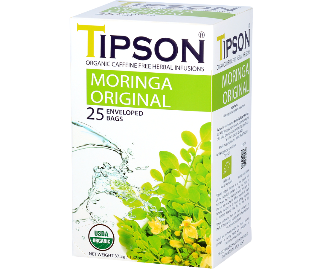 Organic Moringa Original - 25 Enveloped Tea Bags