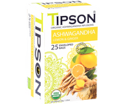 Organic Ashwagandha With Lemon & Ginger - 25 Enveloped Tea Bags