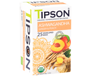 Organic Ashwagandha With Ginger & Peach - 25 Enveloped Tea Bags