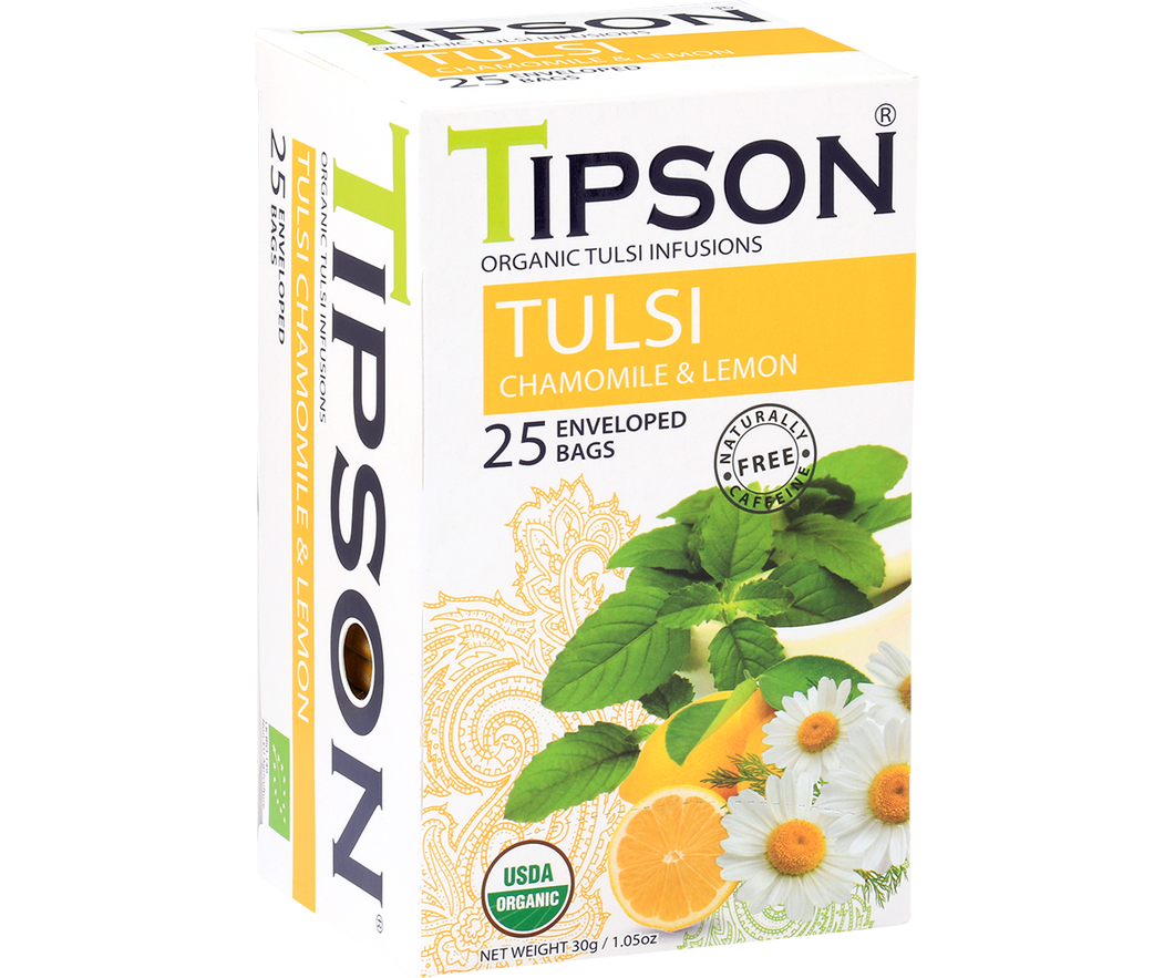 Organic Tulsi With Chamomile Lemon