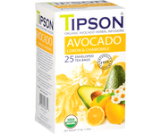 Tipson Avocado - Lemon and Chamomile - 25 Enveloped Tea Bags