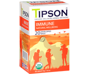 Tipson Immune - Natural Wellbeing - 20 Enveloped Tea Bags