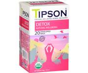 Tipson Detox - Natural Wellbeing - 20 Enveloped Tea Bags
