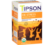 Tipson De-stress - Natural Wellbeing - 20 Enveloped Tea Bags