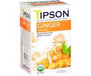 Tipson Organic Ginger Original - 20 Enveloped Tea Bags