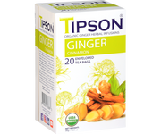 Tipson Organic Ginger with Cinnamon - 20 Enveloped Tea Bags