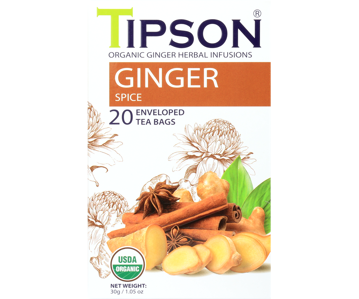 Organic Ginger - Ginger Spice - 20 Tea Bags