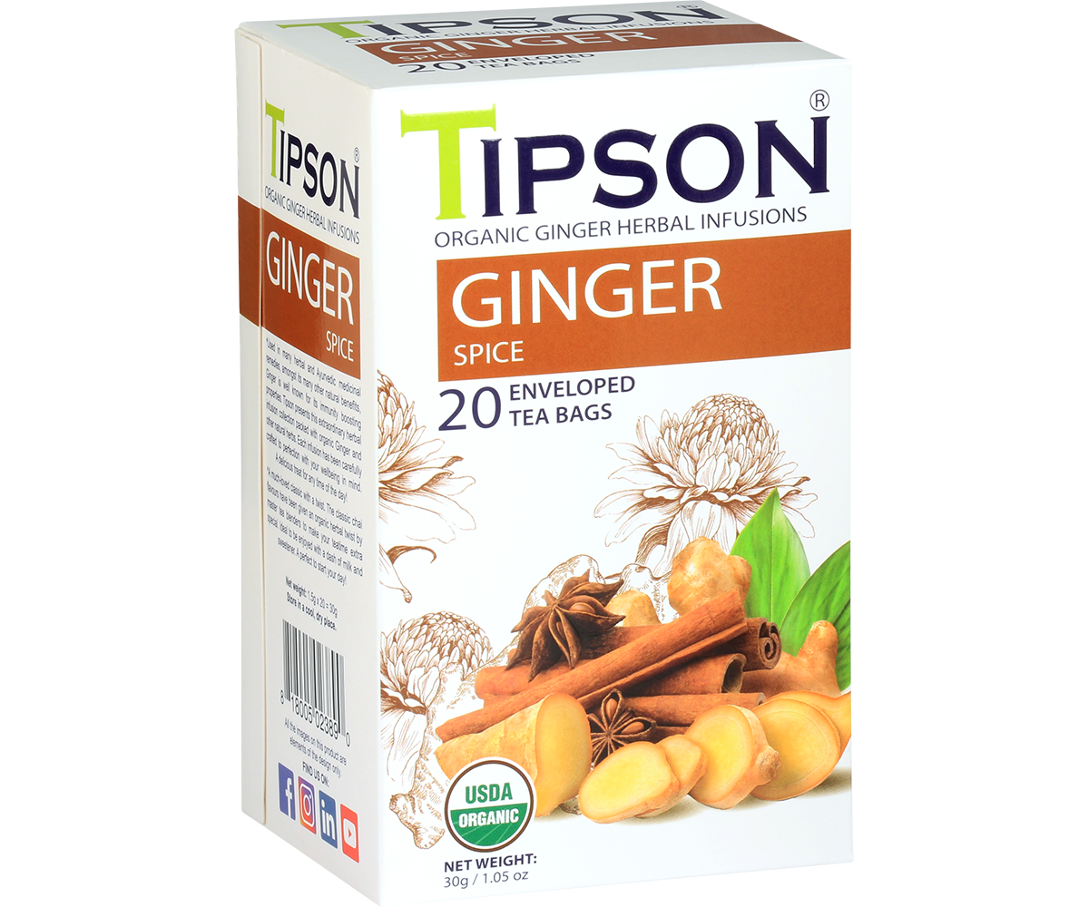 Organic Ginger - Ginger Spice - 20 Tea Bags