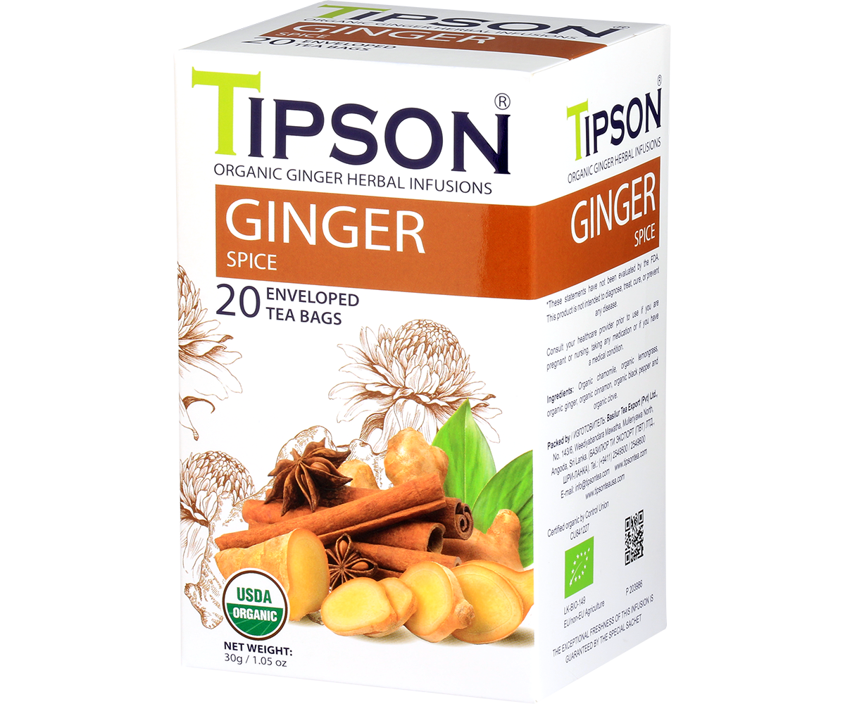 Organic Ginger - Ginger Spice - 20 Tea Bags