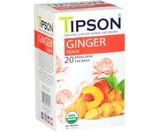 Organic Ginger - Ginger Peach - 20 Enveloped Tea Bags