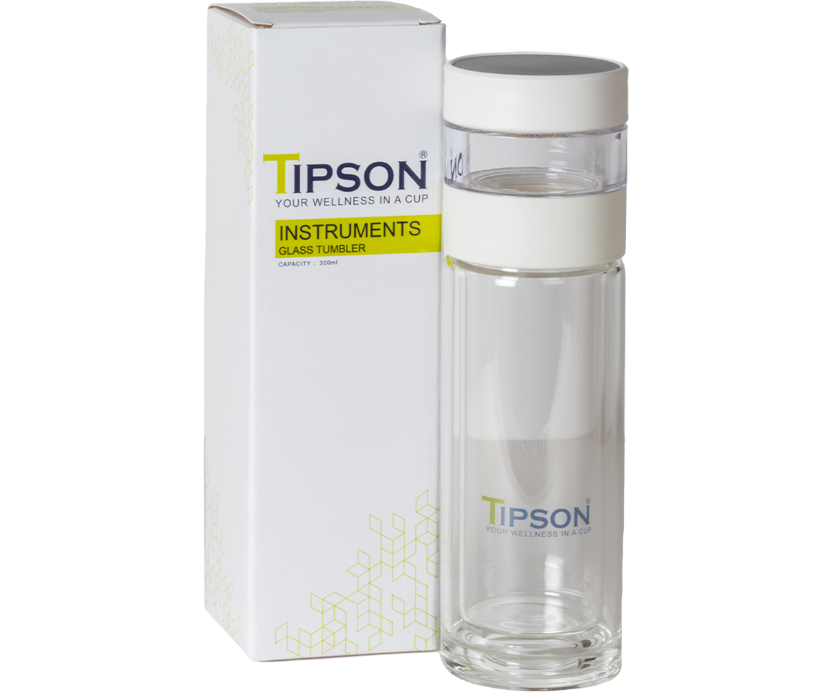 Tipson Glass Tea Tumbler - 300 ML