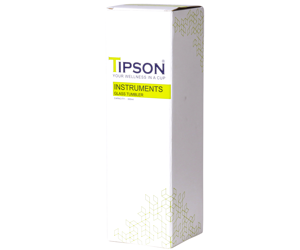 Tipson Glass Tea Tumbler - 300 ML