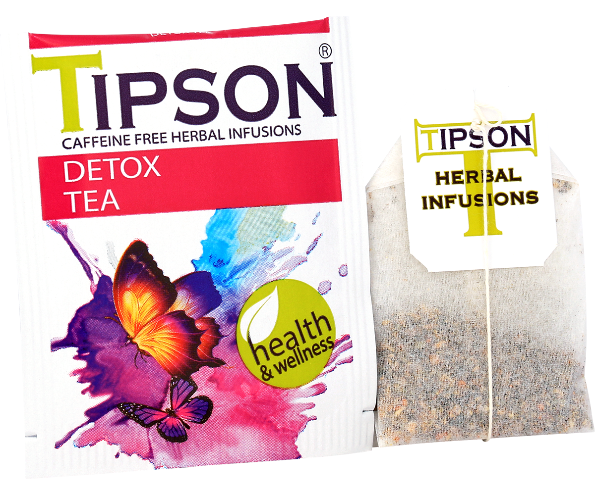 Tipson Herbal Wellness - Detox Tea - 20 Enveloped Tea Bags
