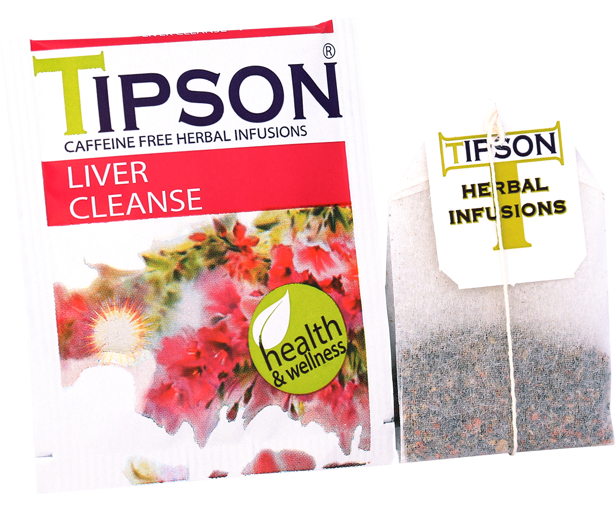 Tipson Herbal Wellness - Liver Cleanse Tea - 20 Enveloped Tea Bags