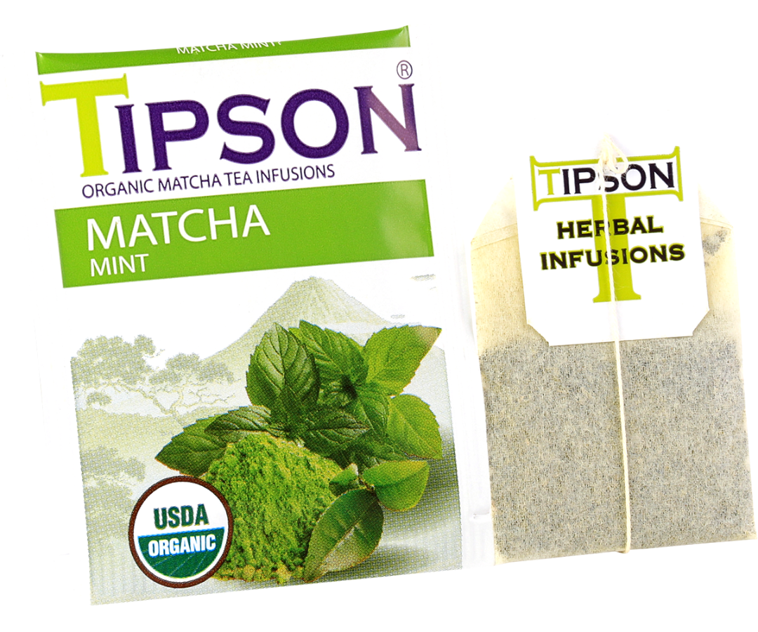 Organic Matcha & Mint - 25 Enveloped Tea Bags