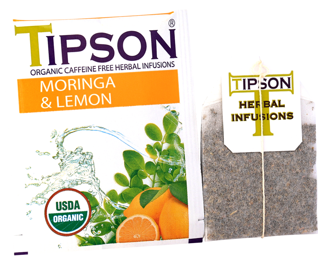 Organic Moringa & Lemon - 25 Enveloped Tea Bags